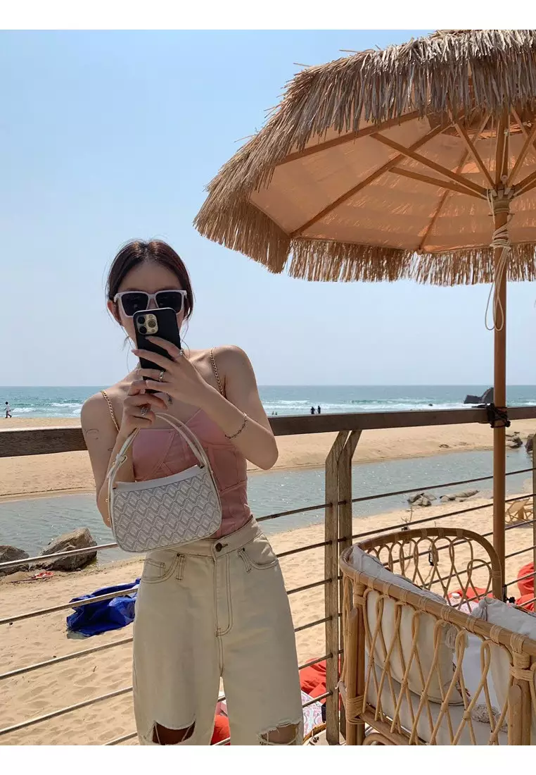 EMO - 狗牙盒子包- 白色