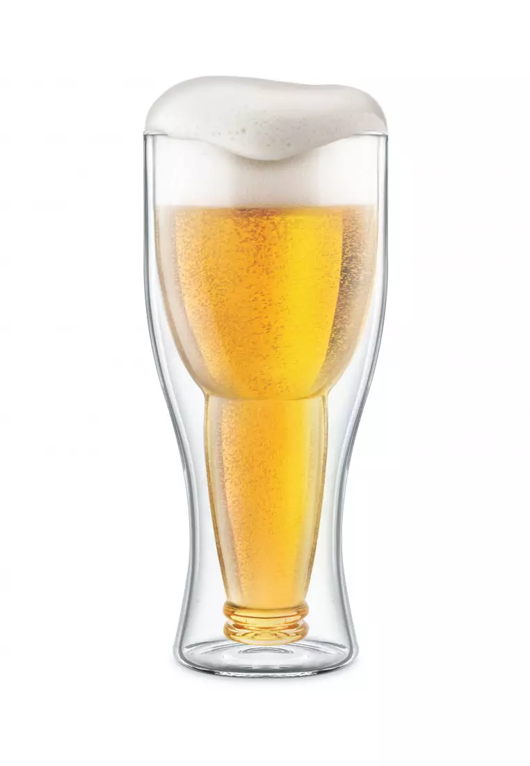 Buy Final touch Final Touch Bottoms Up Beer Glass 400ml 2023 Online