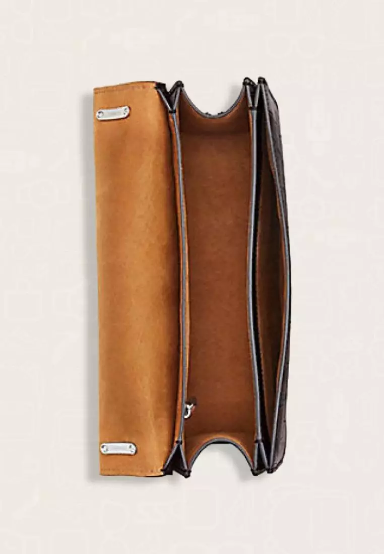 Coach Large Morgan Square Crossbody Amethyst