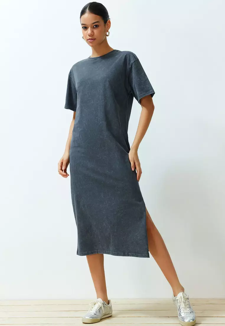 Buy Trendyol Midi T-Shirt Dress 2025 Online ZALORA Philippines