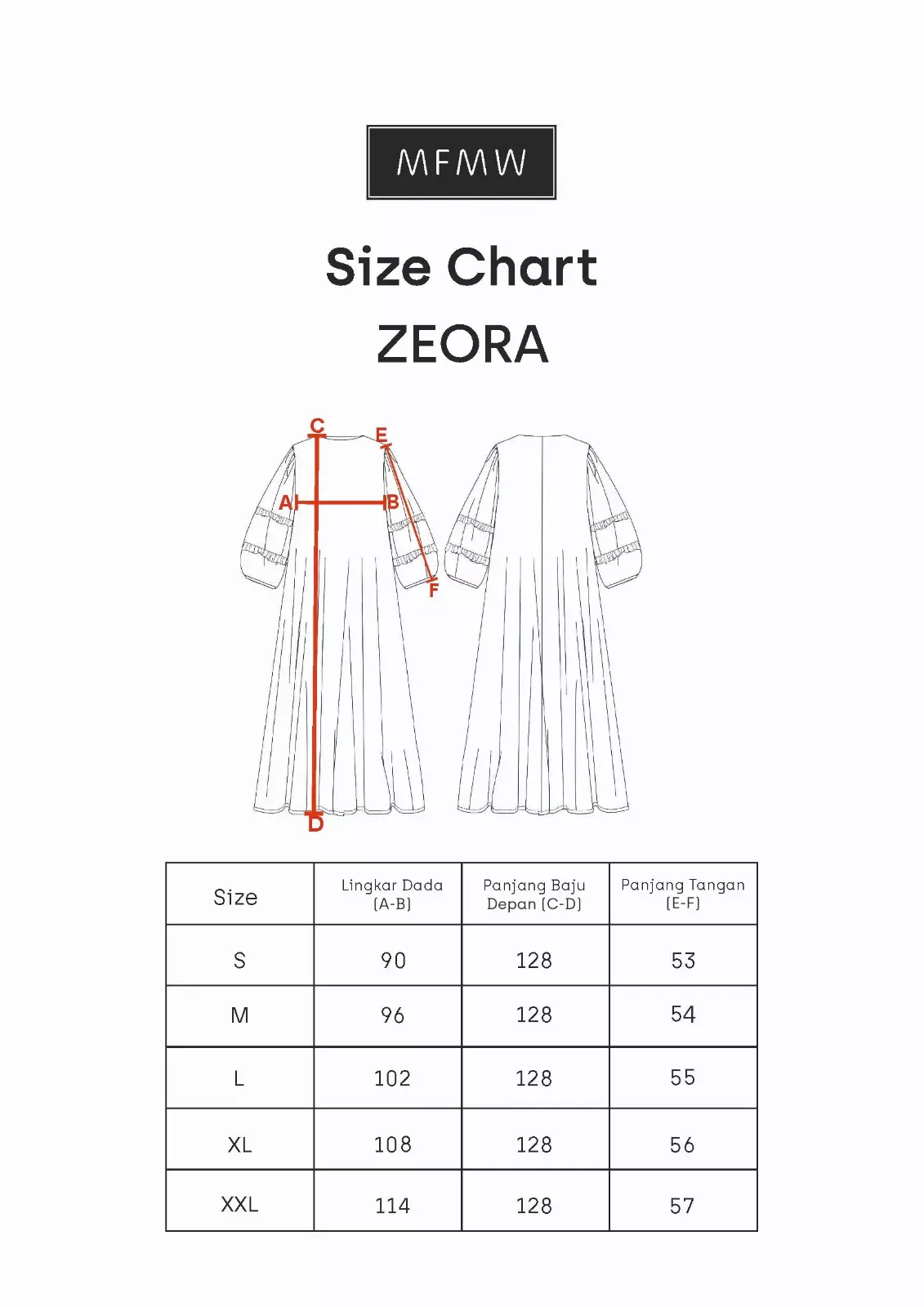 MFMW Zeora Dress Gamis Brukat Cream