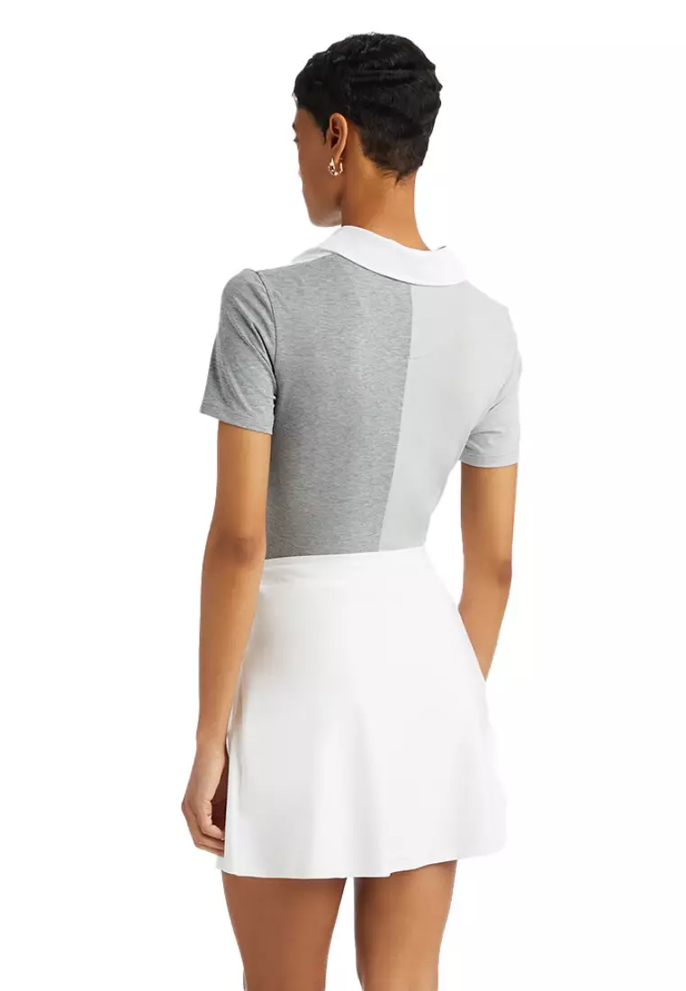 Buy G/FORE Women’s Colour Block V Mélange Tech Jersey Polo 2026 Online ...