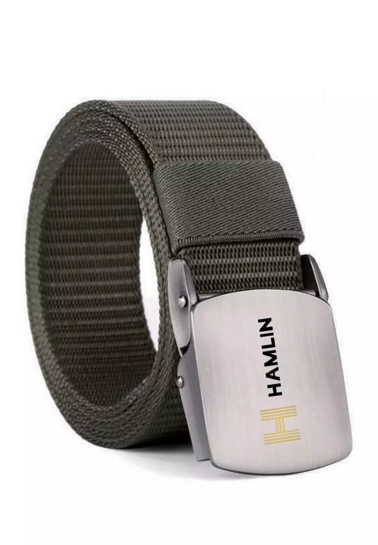 Joseph Belt Tali Ikat Pinggang Pria Material Canvas Comfortable Buckle ORIGINAL - Green