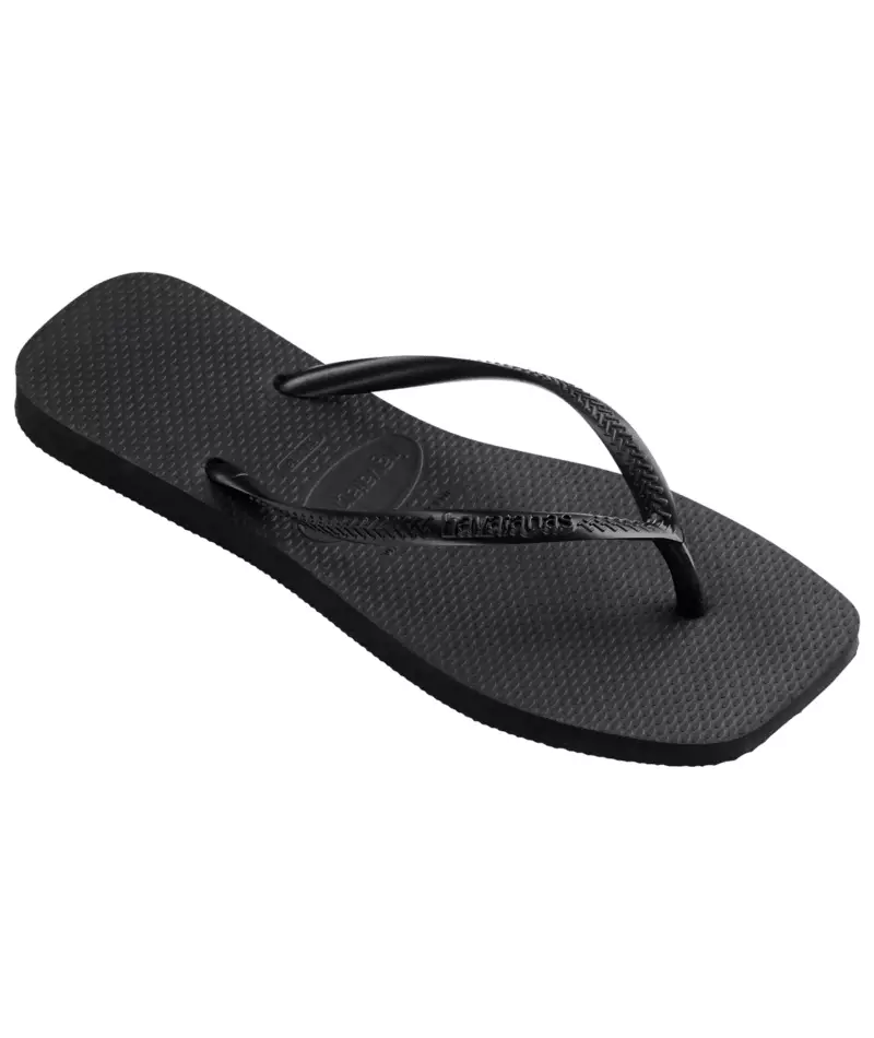 Havaianas Slim Square 0090-Black - Sandal Wanita
