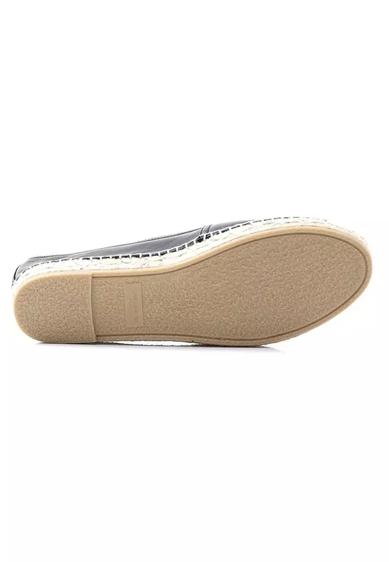 Nappa Monogram女裝船型鞋(黑色)