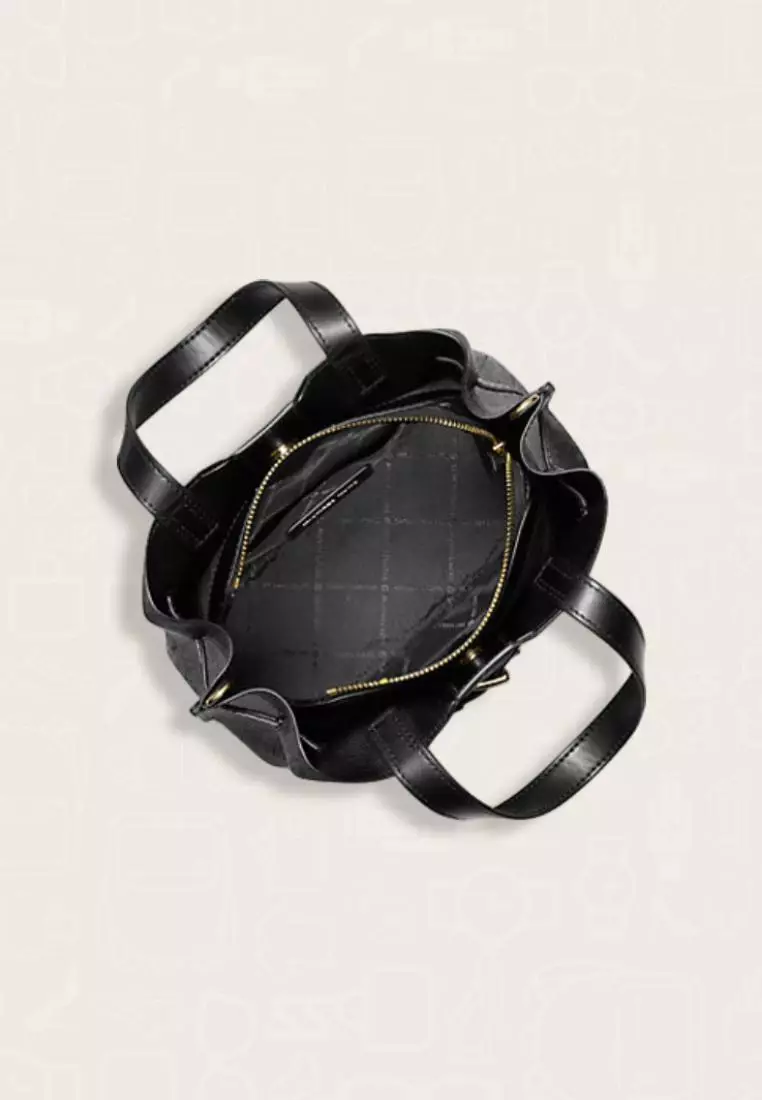 Michael Kors Emilia Small Logo Satchel Black