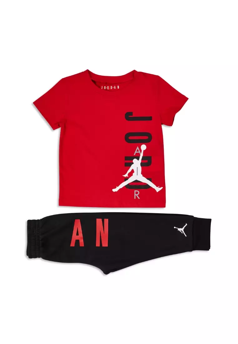 Buy Jordan Jordan Line Up Tee Pant Set Infant Online ZALORA