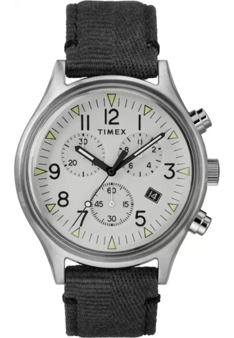 TIMEX Timex Expedition MK1 40 mm Silver Dial Watch TW2R67900-www