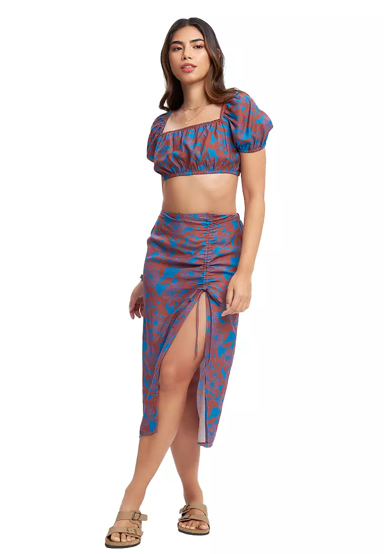 Paraiso Midi Skirt With Tie Adjuster