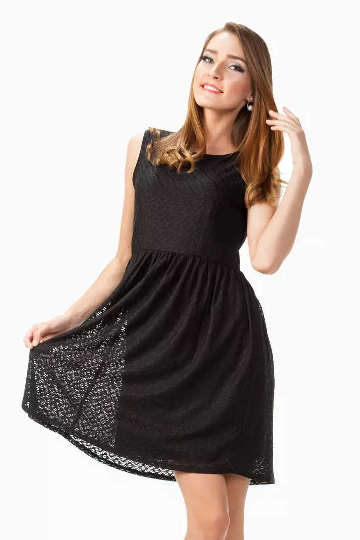 Sophistix Autumn Lace Dress in Black