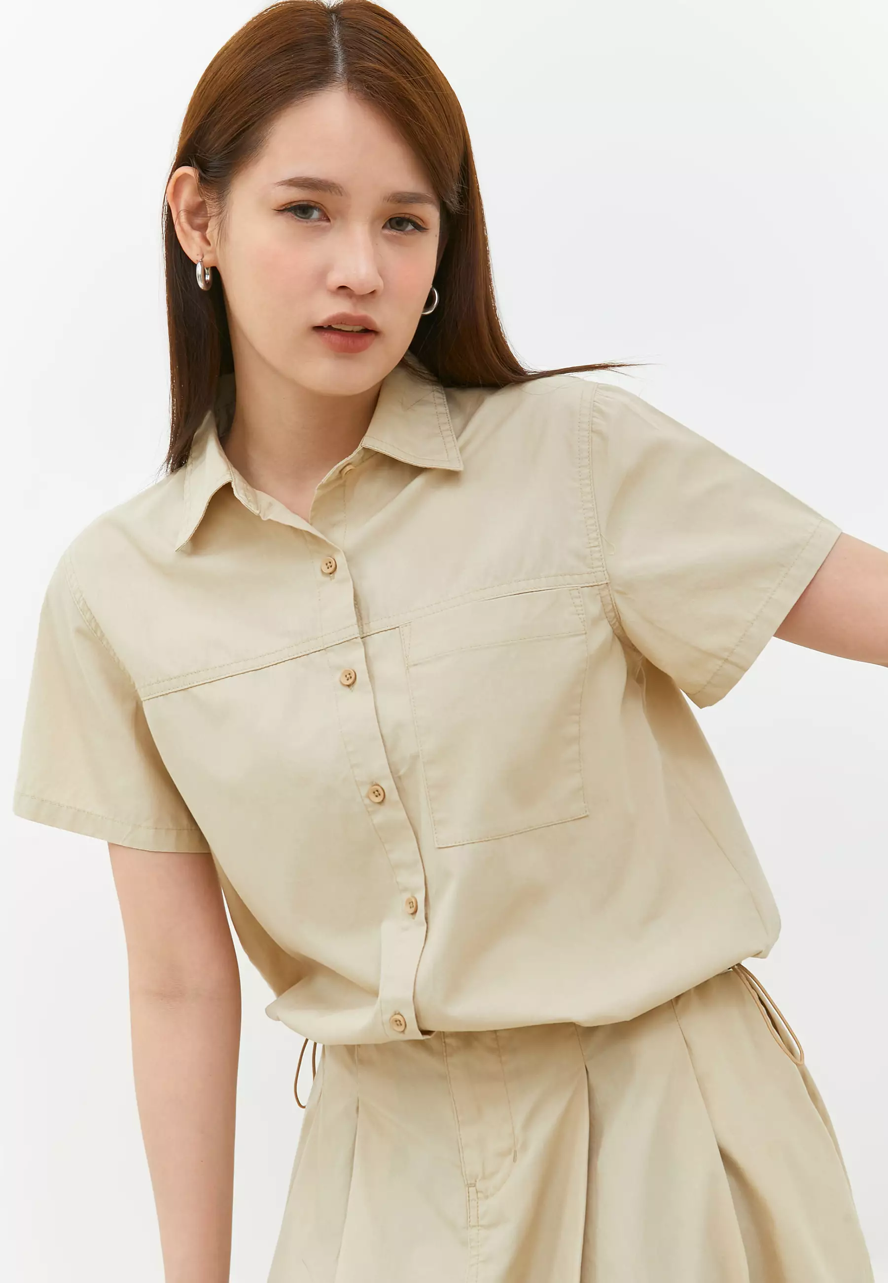 Leticia Brown Shirt (G.1521)