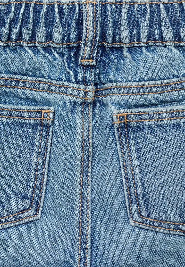 Cotton Culotte Jeans