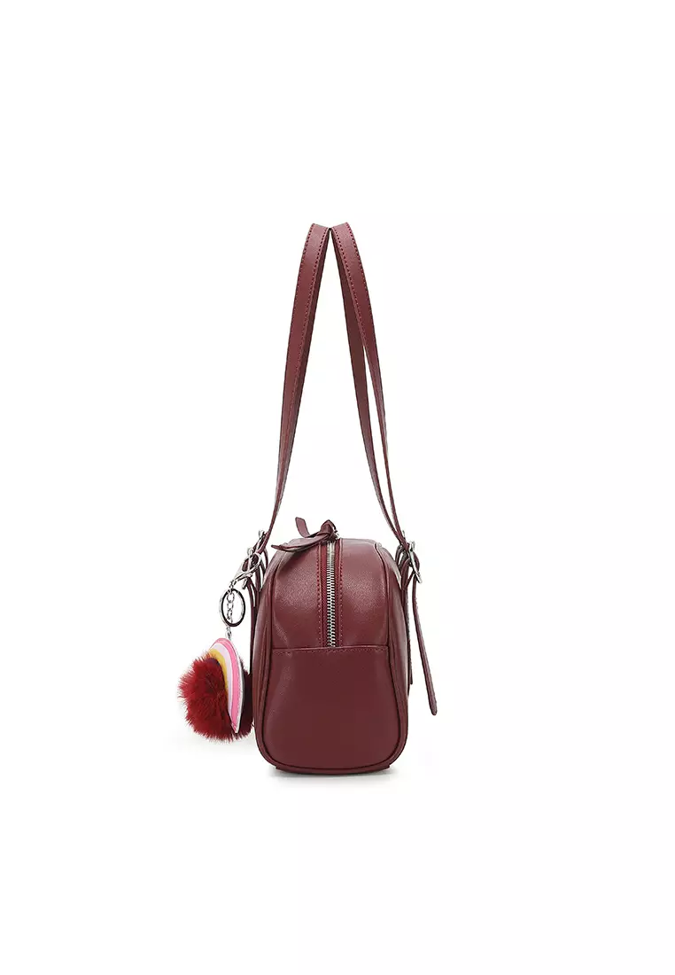 Women's Shoulder Bag / Sling Bag / Crossbody Bag (Tas Bahu / Tas Selempang Wanita) - Merah