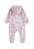 Levi's pink Levi's Girl Newborn's Zip Up Hoodie Coverall (0 - 9 Months) - Almond Tie Dye 4EC06KA9ACA674GS_2