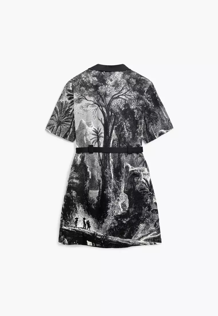 Shirt dress lithograph M. Cristian Lacroix