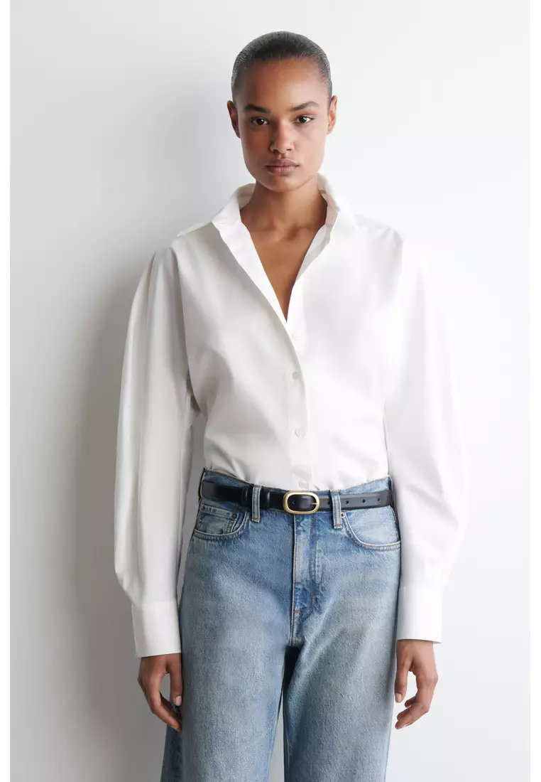 ROUNDED PIMA COTTON SHIRT