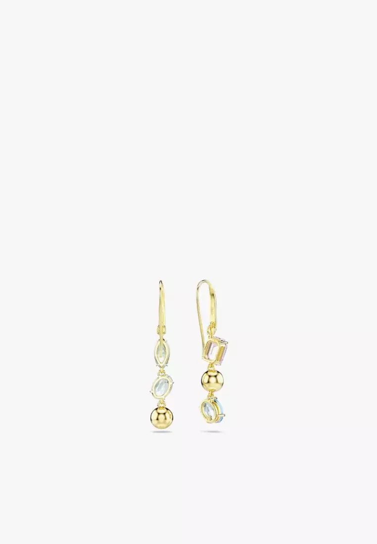 Jual Swarovski Gema Drop Earrings, Asymmetrical Design, Mixed Cuts ...