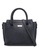 Unisa black Saffiano Convertible Top Handle Bag 925FEAC3519B08GS_1