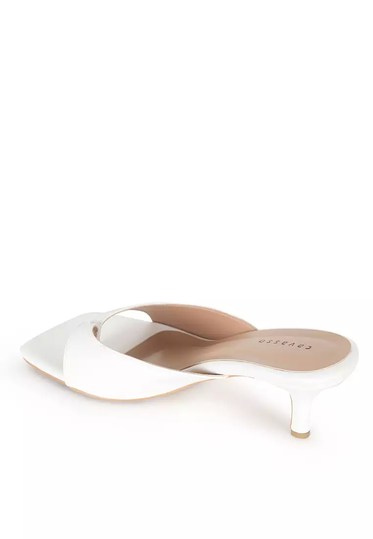 Cavasso Rossa Heels White