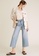 MARKS & SPENCER blue M&S High Waisted Wide Leg Cropped Jeans A231BAACBC3B1CGS_2