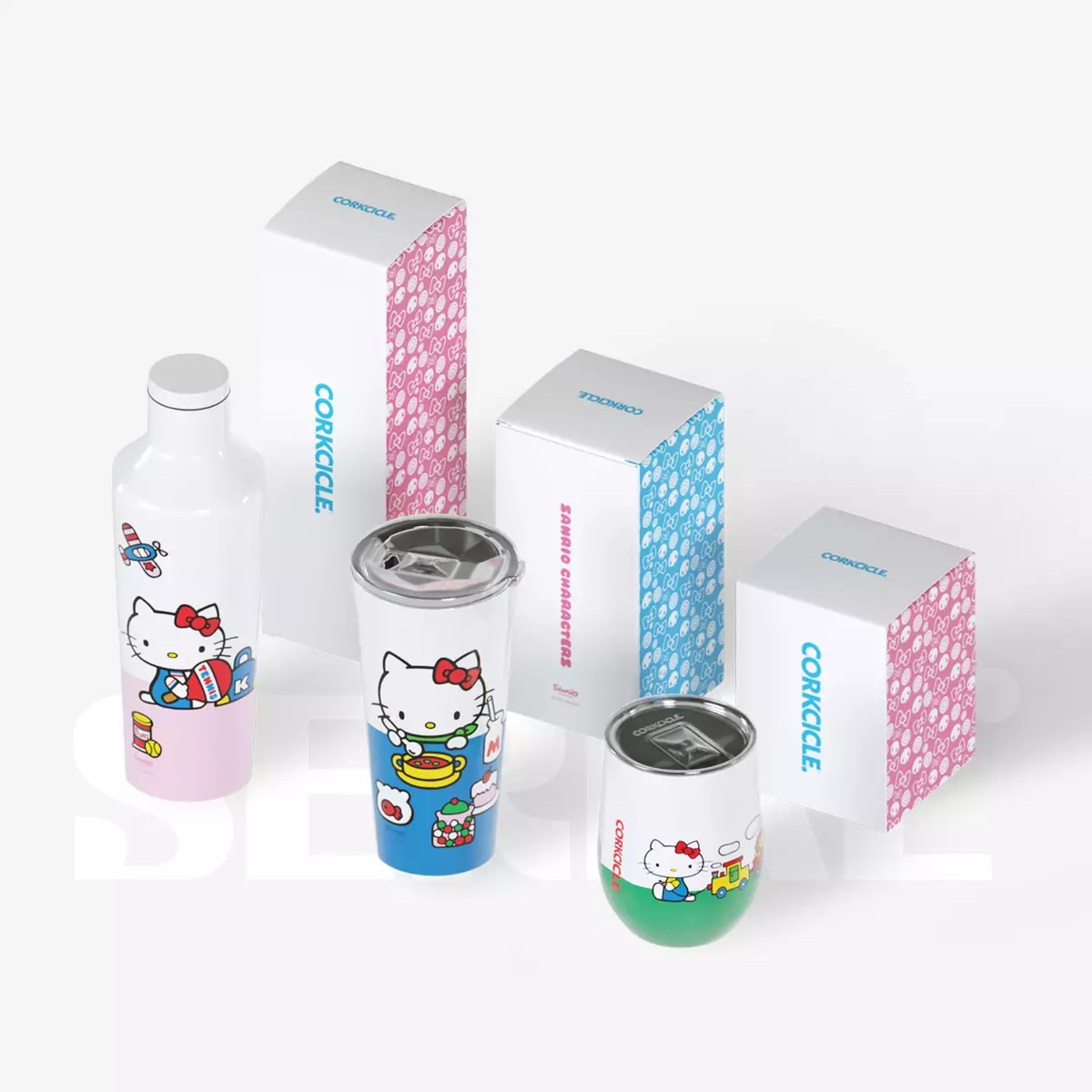 Corkcicle + Sanrio Characters - Hello Kitty Teatime Trinkets Tumbler