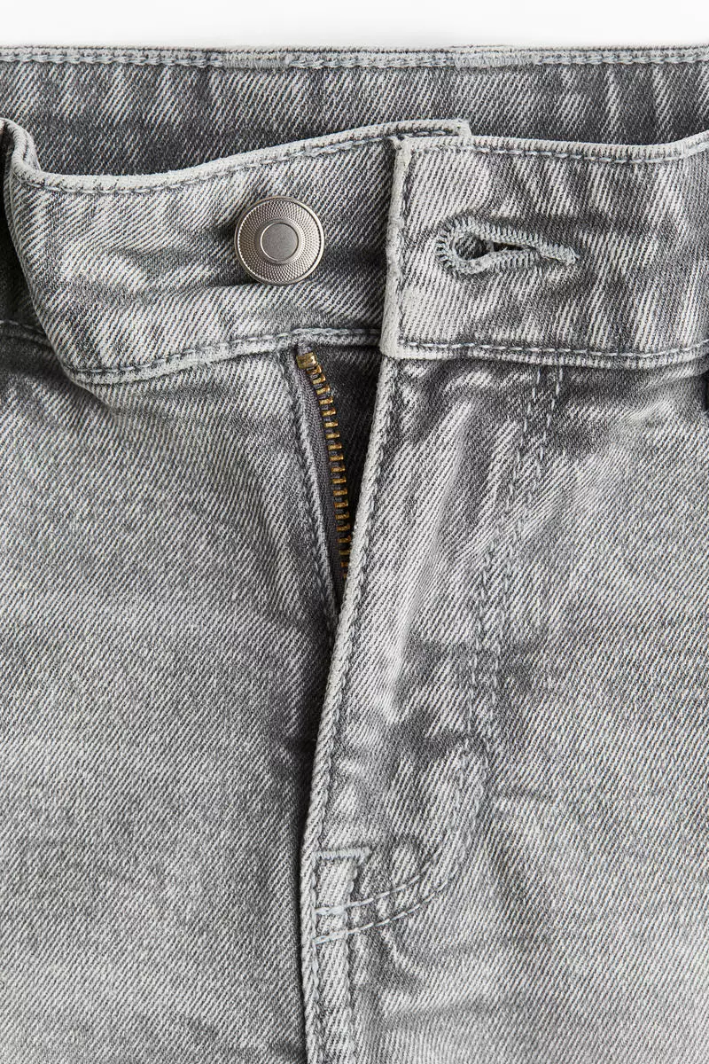 Denim mini shorts