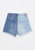 LC WAIKIKI blue High Waist Women's Denim Shorts F42D1AA919437EGS_6
