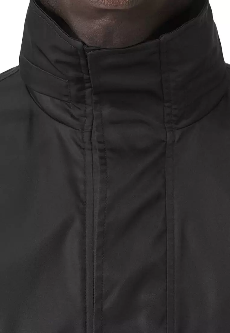 Burberry Packaway Hood Monogram Motif Jacket in Black