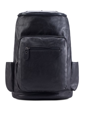 Flat Top Faux Leather Backpack, 韓系時尚, 梳esprit台灣網頁妝
