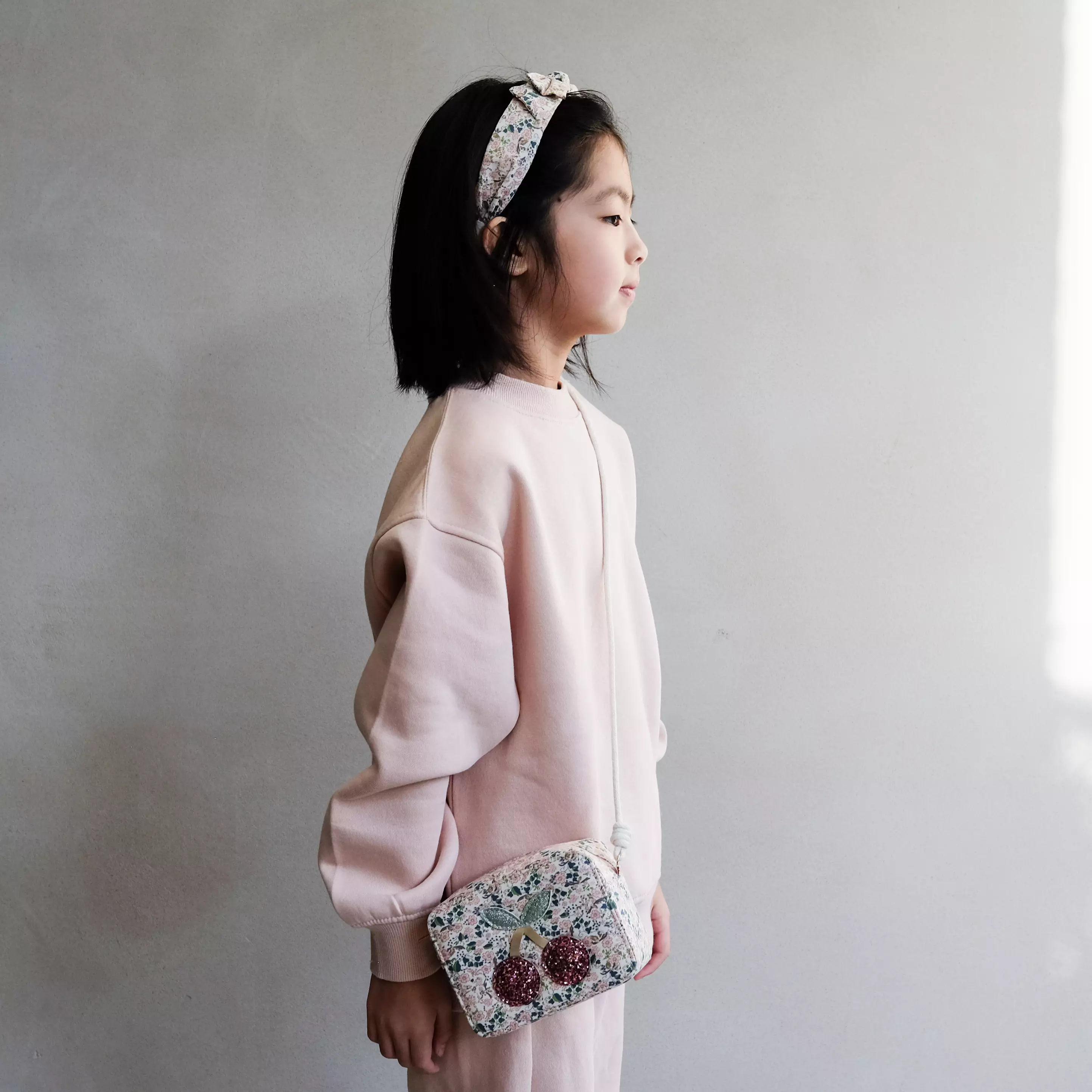 Mimi & Lula Floral Edie Bow Alice Band - Bando Rambut Anak Perempuan