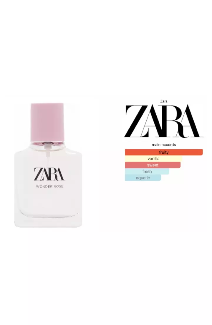 Zara Wonder Rose Woman EDT - 30 ML (Parfum Wanita)