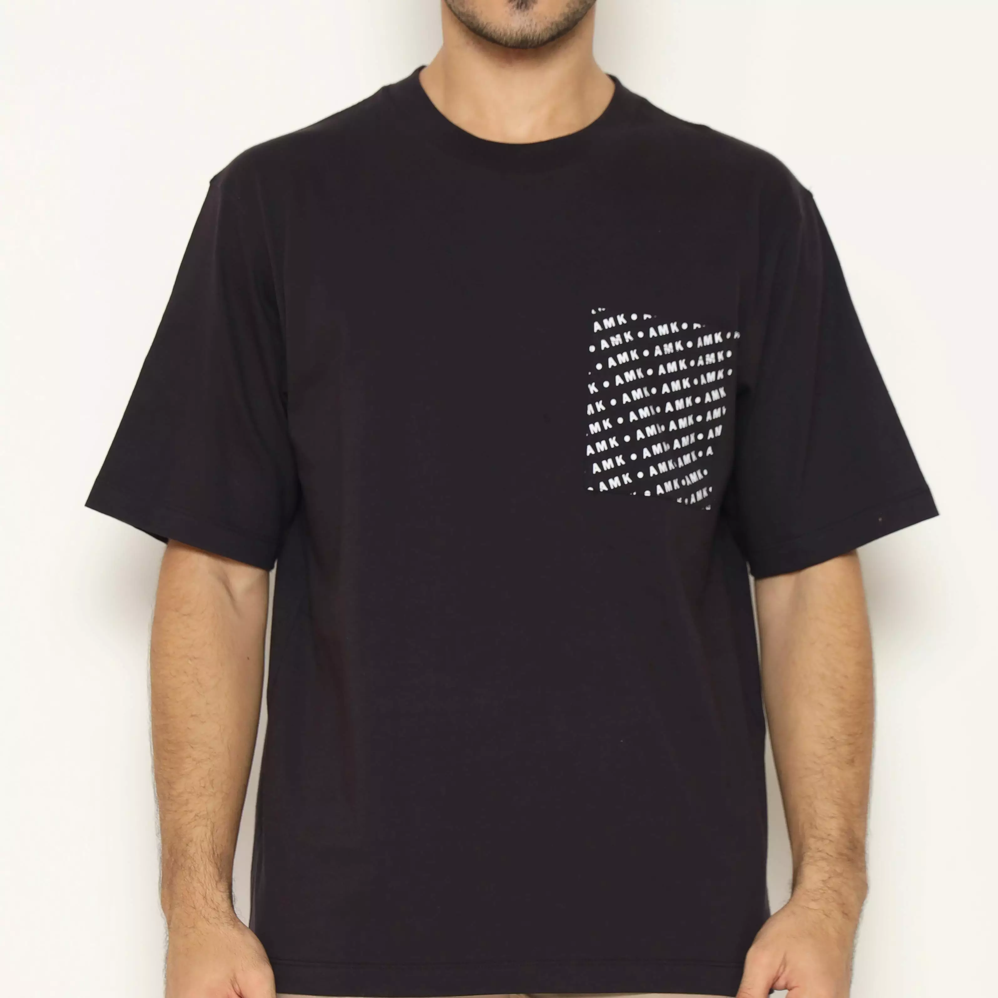 AMK Tshirt Polos Oversized  Pendek TS Sergei S/S Black