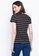 Freego black Striped T-Shirt 814EAAA3E9083FGS_2