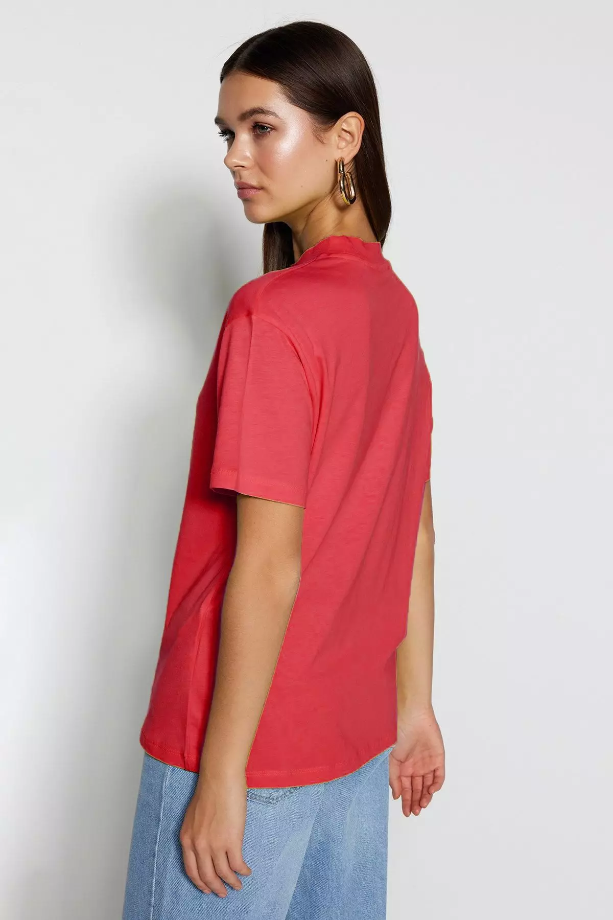 Mock Neck T-Shirt