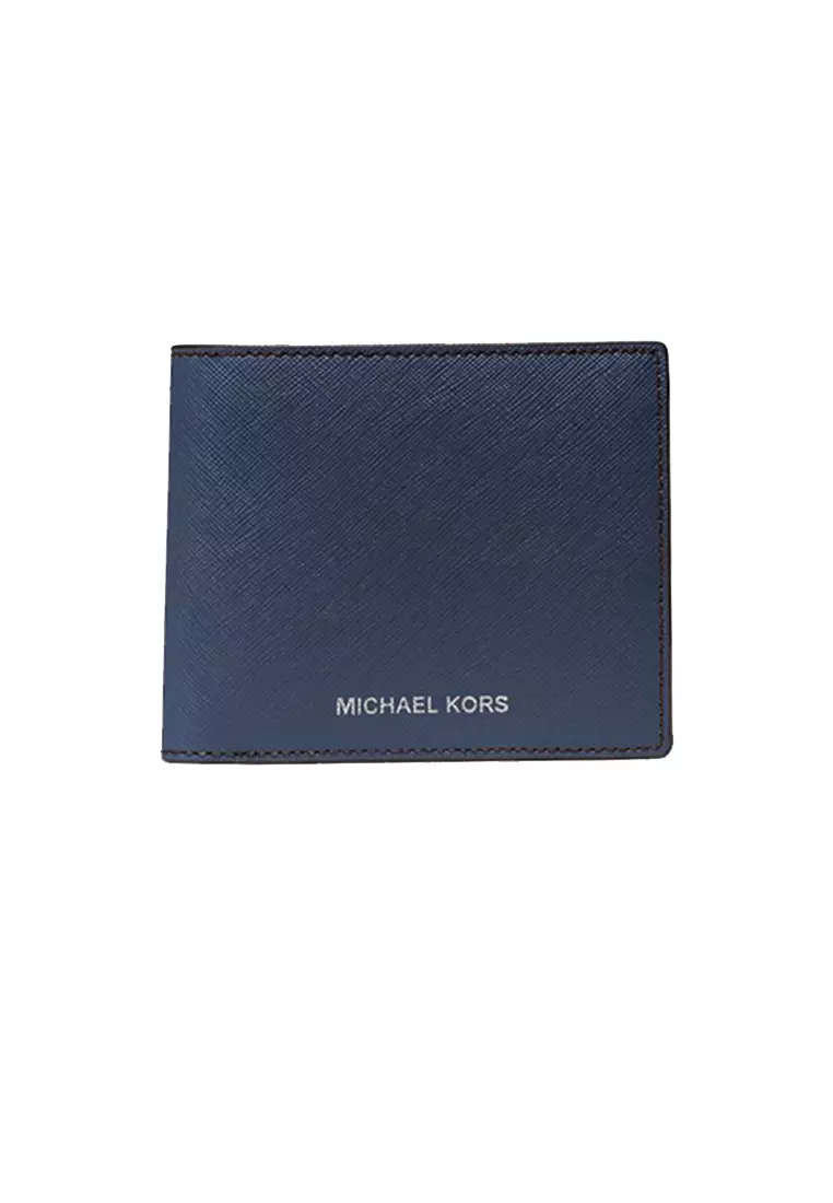期間限定 数量限定 MICHAEL KORS ネイビー ウォレット フォリオ とじる HUDSON 小物