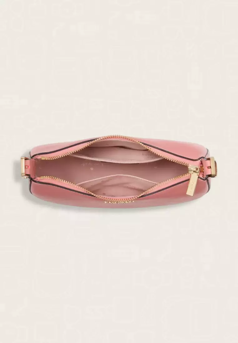 Kate Spade Madison Saffiano Leather Crescent Shoulder Bag Terracotta
