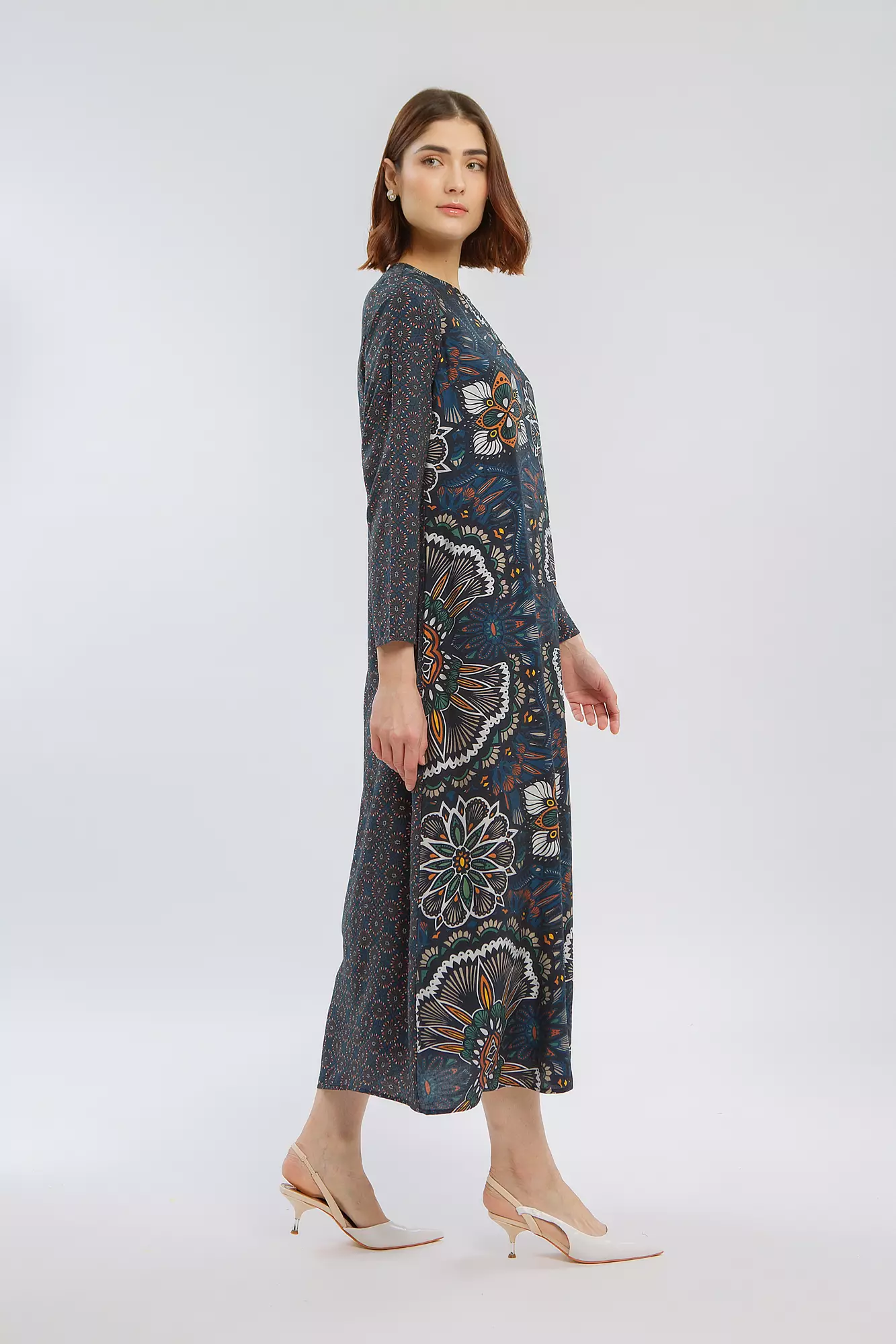 Minimal Stormy Dress Dark Navy