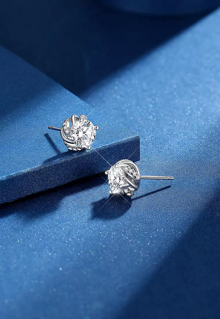 Anting Wanita Original Dilapisi Platinum Anti Luntur Fashion Perhiasan Anting Giwang Anting Tusuk