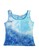 London Rag blue Aqua Blue Tie Dye Fitness Workout Vest 6CE5DAA9265CF8GS_6
