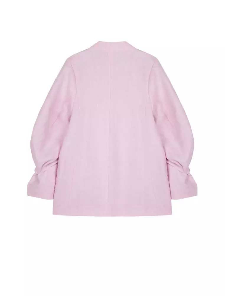 百搭宽松中长款西服