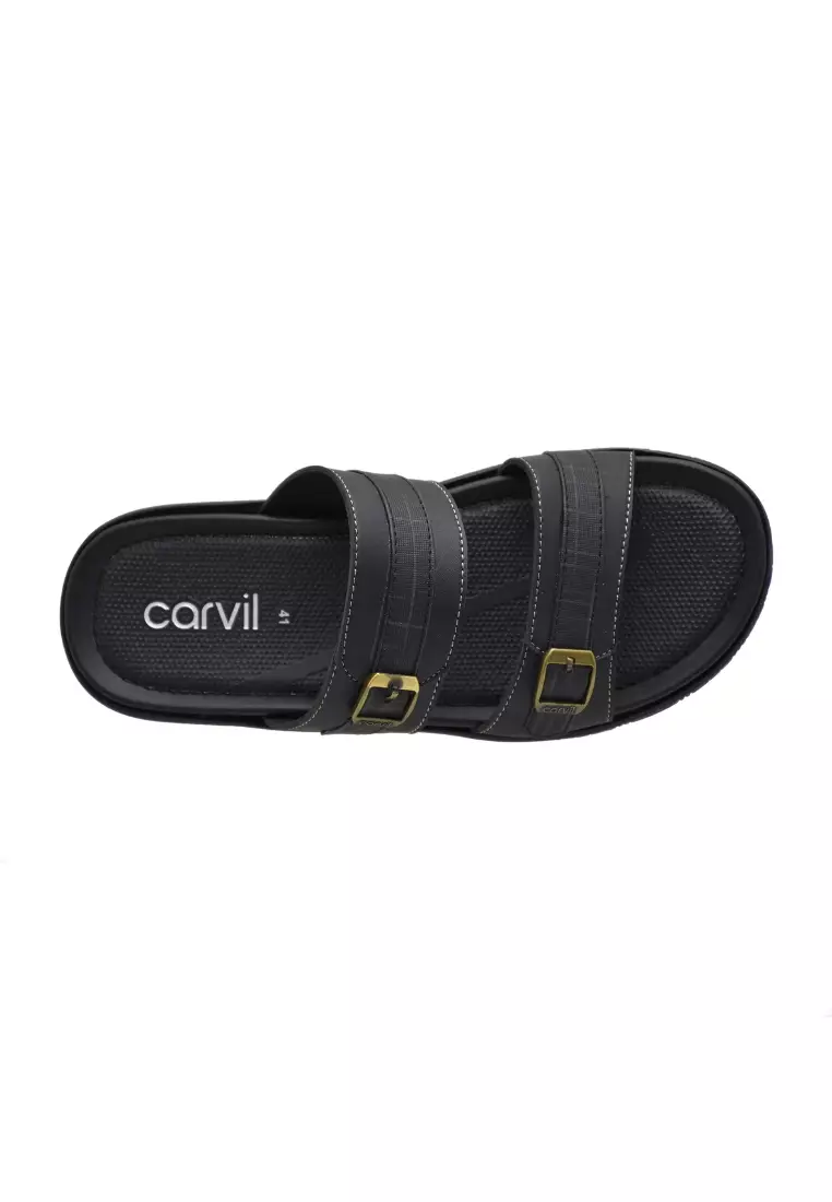 Carvil Sandal Pria Tuliano-02 M Black