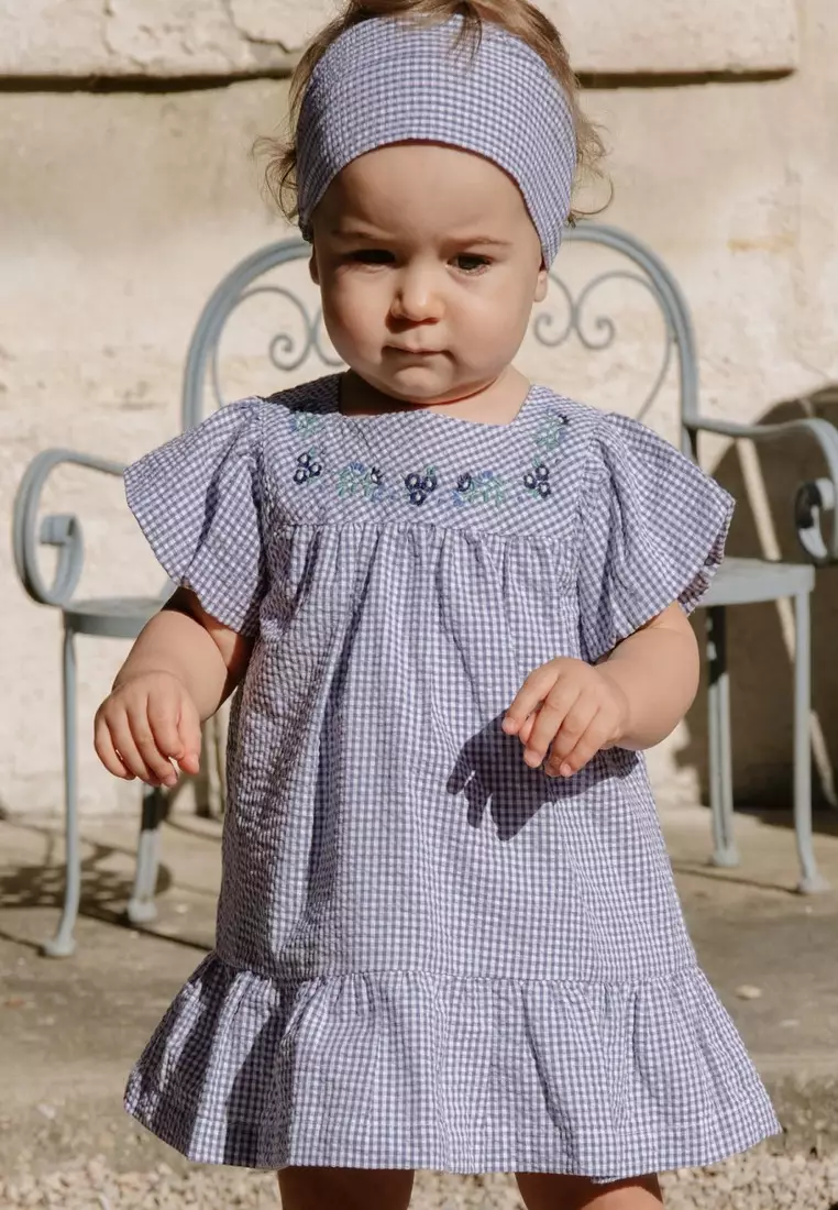 Seersucker dress baby outlet