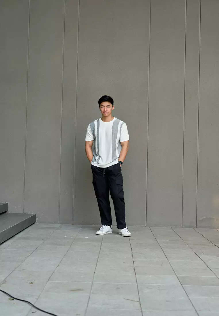 Kale Henry Bw Grey / Kaos rajut premium berbahan dasar cotton wool / Knitwear Pria