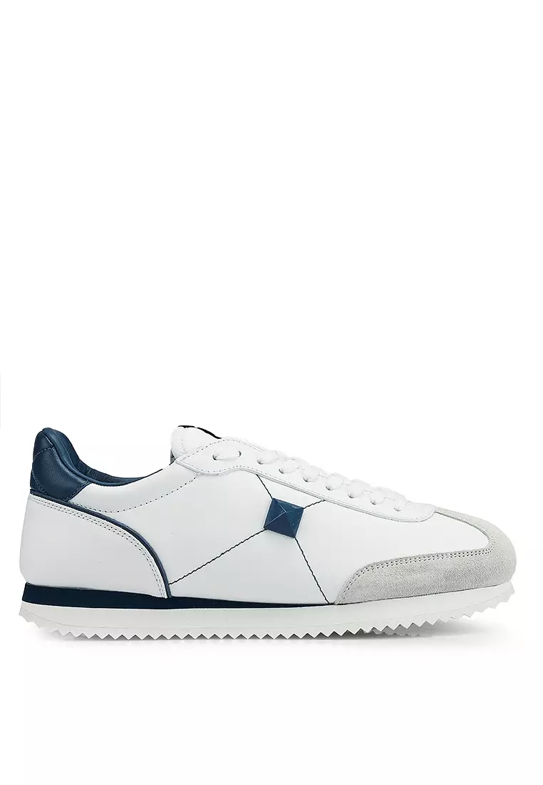 Discount on Valentino  shoes - SKU: Stud Around Lace-Up Sneakers (Tr)