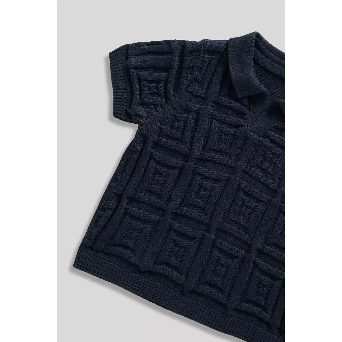 Mothercare Jacquard Trousers and Polo Shirt Outfit