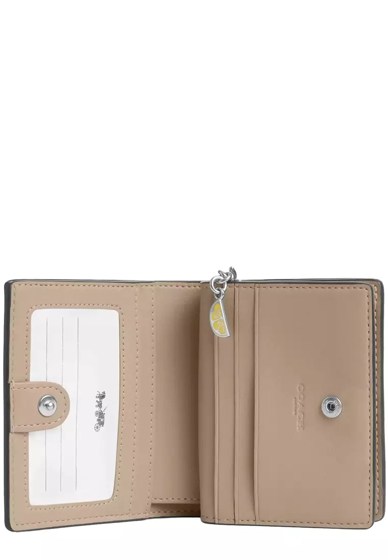 Snap Wallet With Lemon Print - Garden Glade Multi CAP19