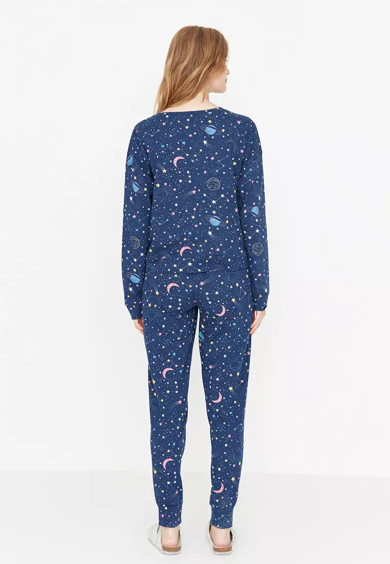 Galaxy Printed Pajamas Set