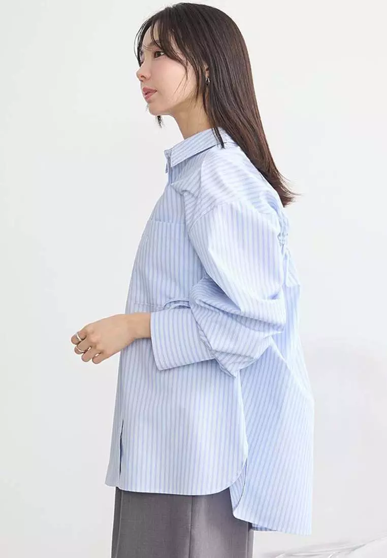 Earth Music  & Ecology - Riko Back Drawstring Shirt
