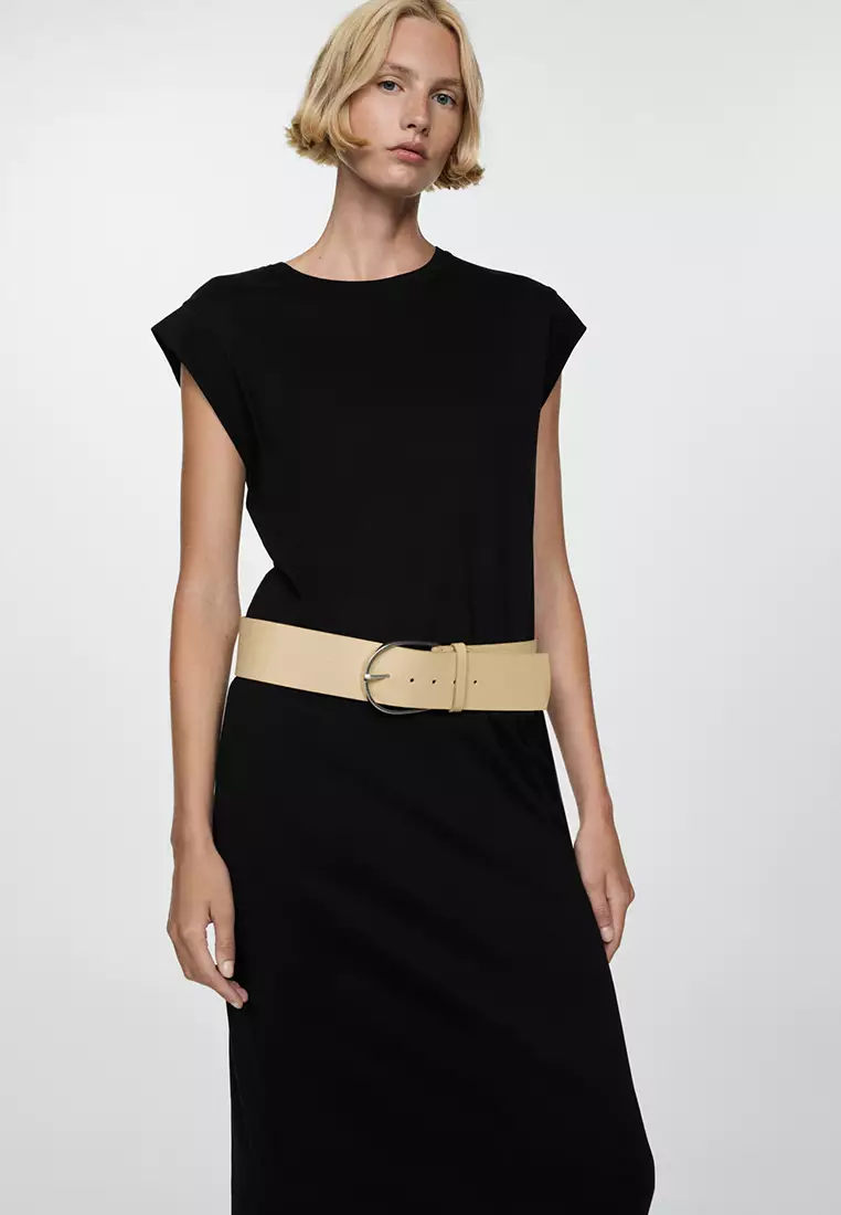 Mango belt midi skirt hotsell