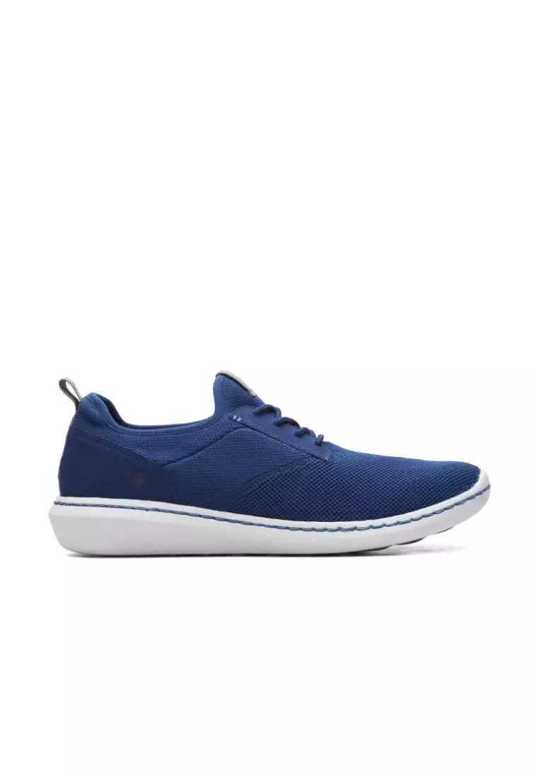 Buy Clarks Clarks Step Urban Low Navy Textile Mens Casual Online ...